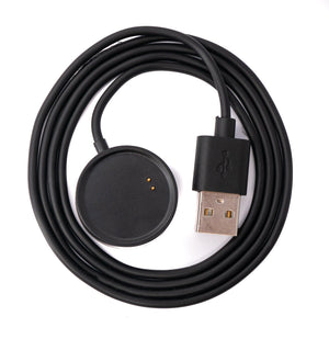 SYSTEM-S USB 2.0 Kabel 100 cm Ladekabel für RealMe Watch RMA 161 Smartwatch in Schwarz