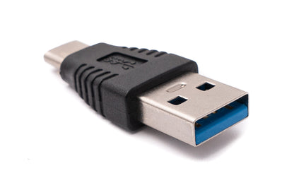 Adattatore USB 3.1 tipo C maschio a cavo 3.0 tipo A maschio in nero