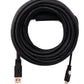 Cable USB 3.1 SYSTEM-S 8 m tipo C macho a tipo A macho tornillo en negro