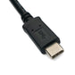 SYSTEM-S USB 3.1 Kabel 3 m Typ C Stecker zu Stecker Adapter in Schwarz