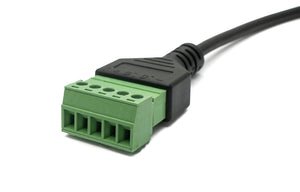 Cable SYSTEM-S USB 3.1 30cm Adaptador conector tipo C macho a PCB 5 pines negro