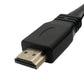 SYSTEM-S HDMI 1.4 Cable 50 cm Standard Male to Male Flat in Black