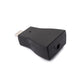 SYSTEM-S Audio USB Adapter 3,5 mm Klinke Buchse zu 3.1 Typ C Stecker AUX Kabel in Schwarz