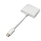 Hub USB 3.1 Tipo C Maschio a Femmina, 4K HDMI Femmina 3.0 Tipo A Femmina 10 cm Bianco
