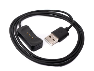 SYSTEM-S USB 2.0 Kabel 100 cm Ladekabel für Oppo Watch 2 Smartwatch in Schwarz