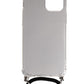 SYSTEM-S Schutzhülle aus Silikon mit Halsband in Transparent Hülle für iPhone 13 Mini