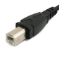 Câble USB 2.0 100 cm Adaptateur Type B mâle vers Micro B mâle en noir