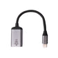 SYSTEM-S Display Port cable 20 cm DP female to USB 3.1 Type C male in grey
