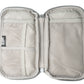 Funda protectora acolchada impermeable en color gris para auriculares power bank