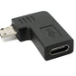 Adaptador USB 3.1 SYSTEM-S Tipo C Hembra a 2.0 Micro B Macho Ángulo - Derecho