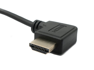 Cavo HDMI 1.4 Adattatore angolare a spirale standard maschio-maschio da 2 m in nero