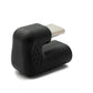 SYSTEM-S USB 3.1 U Turn 180° Adaptador Tipo C Macho a 2.0 Micro B Hembra Cable en Negro