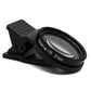 Lente macro SYSTEM-S + filtro de zoom de primeros planos de 10 con clip en negro