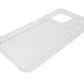 Coque de protection en silicone SYSTEM-S en coque transparente blanche pour iPhone 13 Pro Max