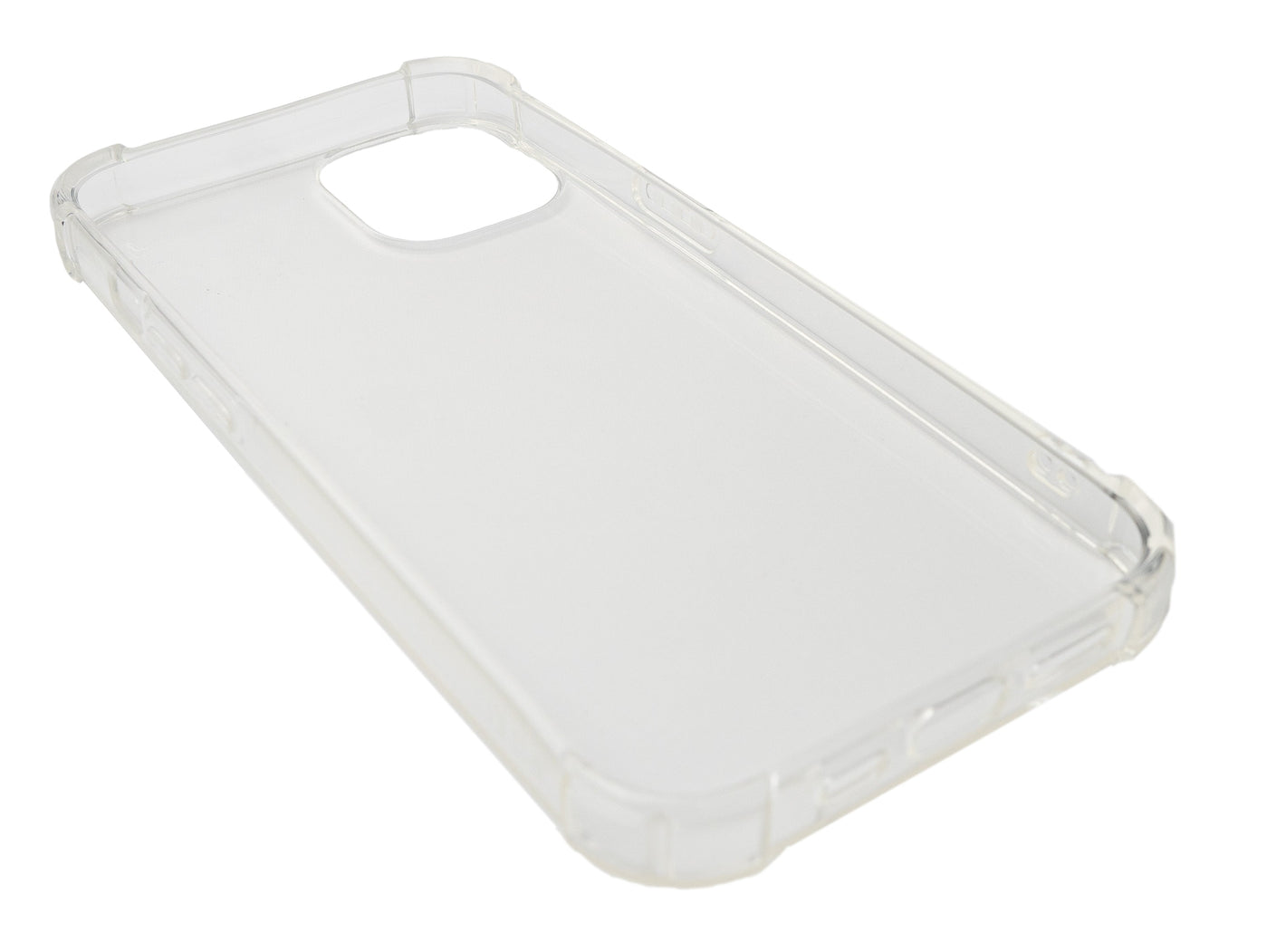 SYSTEM-S Silicone Protective Case in White Transparent Case for iPhone 13