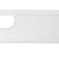 Coque de protection en silicone SYSTEM-S en coque transparente blanche pour iPhone 13 Pro Max