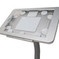SYSTEM-S Tisch Halterung 360° Ständer abschließbar flexibel für iPad Mini 6 (2021) Grau