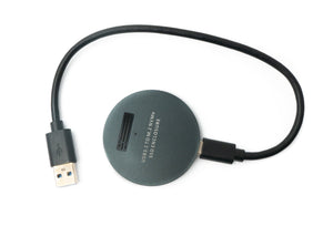 SYSTEM-S NVME Adapter M-key M.2 NGFF Buchse zu USB 3.0 Typ A SSD Kabel in Schwarz