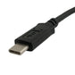 SYSTEM-S USB 3.1 Kabel 300 cm Typ C Stecker zu 3.0 Typ A Stecker in Schwarz