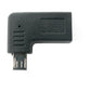 SYSTEM-S USB 3.1 Adapter Typ C Buchse zu 2.0 Micro B Stecker Winkel  Rechts