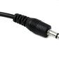 SYSTEM-S USB 2.0 und 3,5mm Klinke Kabel 60 cm für Rucksäcke Ladeanschluss Schwarz