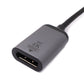 SYSTEM-S Display Port cable 20 cm DP female to USB 3.1 Type C male in grey