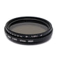 Filtre SYSTEM-S ND Vario 37 mm, objectif gris 2 à 400 avec clip pour smartphones en noir
