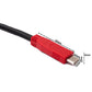 SYSTEM-S USB 3.1 One Way Kabel 8 m Typ C Stecker zu Stecker Repeater in Schwarz