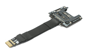 Carte SD SYSTEM-S Câble 10 cm adaptateur d'extension micro SD mâle vers femelle standard