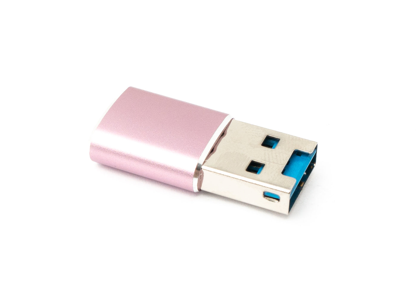 Adaptador de Tarjeta SD Micro SD a USB 3.0 Tipo A Cable Hembra Lector de Tarjetas de Memoria Rosa