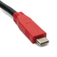 SYSTEM-S USB 3.1 One Way Kabel 8 m Typ C Stecker zu Stecker in Schwarz