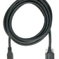 Cable USB 3.0 3 m Adaptador de tornillo Micro B macho a Tipo A macho en color negro