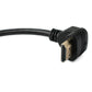 SYSTEM-S HDMI 1.4 cable 15 cm standard plug to socket angle adapter in black