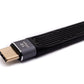 Cavo USB 3.1 da 13 cm tipo C maschio a adattatore piatto 3.0 tipo A femmina in nero