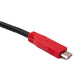 SYSTEM-S USB 3.1 One Way Kabel 8 m Typ C Stecker zu Stecker Repeater in Schwarz