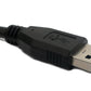 SYSTEM-S USB 3.0 Kabel 3 m Micro B Stecker zu Typ A Stecker Adapter in Schwarz