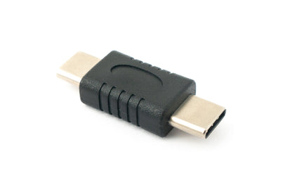 SYSTEM-S USB 3.1 Adapter Typ C Stecker zu Stecker Kabel in Schwarz
