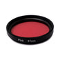Filtro de color SYSTEM-S color rosa de lente de 37 mm con clip para smartphones en negro