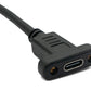 SYSTEM-S USB 3.1 Kabel 30 cm Typ C Stecker zu Buchse Schraube Winkel Adapter in Schwarz