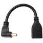 SYSTEM-S HDMI 1.4 cable 15 cm standard male to female angled in black