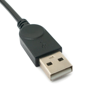 SYSTEM-S USB 3.1 cable 120 cm type C plug to A plug spiral angle adapter black