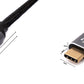 SYSTEM-S USB 3.1 Gen 2 100W Kabel 100 cm Typ C Stecker zu Stecker geflochten in Schwarz