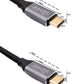 SYSTEM-S USB 3.1 Gen 2 Kabel 3 m Typ C Stecker zu Stecker geflochten in Schwarz