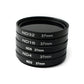 SYSTEM-S ND Filter Set 37 mm Neutraldichte mit Hülle und Tasche für iPhone 13 Mini