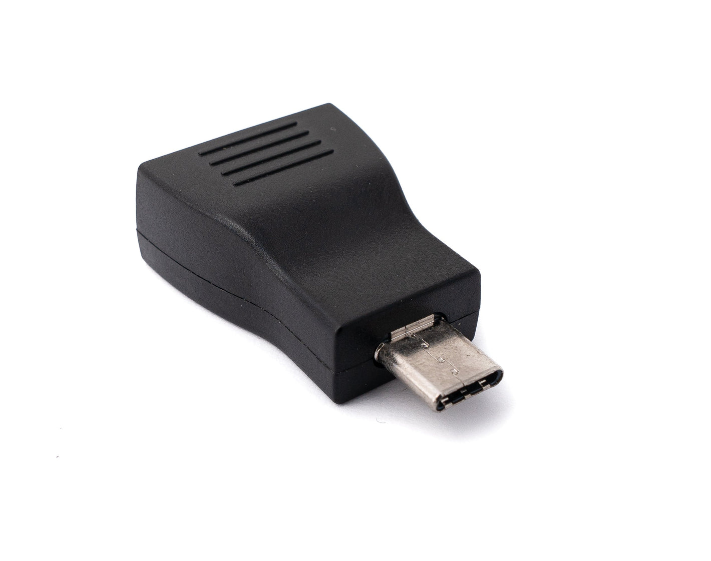 SYSTEM-S Audio USB Adapter 3,5 mm Klinke Buchse zu 3.1 Typ C Stecker AUX Kabel in Schwarz