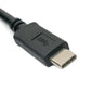 SYSTEM-S USB 3.1 Kabel 3 m Typ C Stecker zu Stecker Adapter in Schwarz