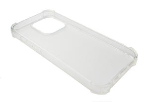 SYSTEM-S Silicone Protective Case in White Transparent Case for iPhone 13 Pro