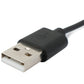 SYSTEM-S USB 2.0 cable 100 cm charging cable for Xiaomi RedMi Watch 2 Lite Smartwatch Black