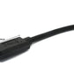 SYSTEM-S USB 3.1 Gen 2 Kabel 1,8 m Typ C Stecker zu Buchse Winkel Adapter in Schwarz
