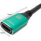 Cable SYSTEM-S HDMI 2.1 de 100 cm tipo A adaptador macho a hembra en color negro